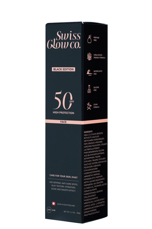 BLACK EDITION - Gesichtscrème mit hohem Schutz SPF50 PARFUMFREI