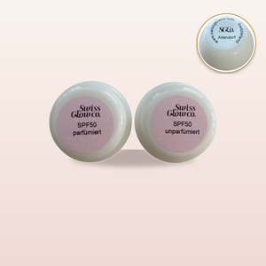Swiss Glow Try-Me Kit – Discover our SPF50 day cream + 10% voucher